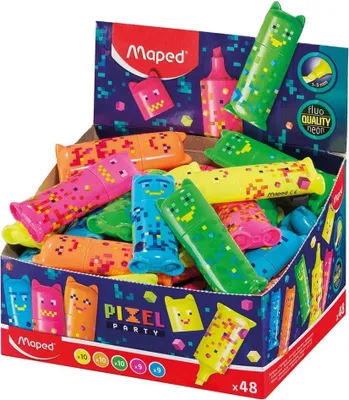 Image de Maped 743603 Maped Textmarker Mini PIXEL PARTY, 48er Display