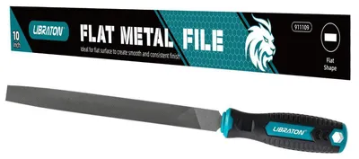 Produktbild von Flachfeile für Metall 255 mm Kohlenstoffstahl ergonomischer Griff