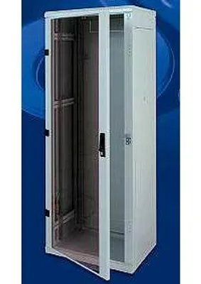 Productafbeelding van Triton 19-inch rack, 45U, met glazen deur, vrijstaand, 400 kg, 100,9 kg, grijs