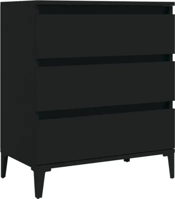 Obrázok produktu pre vidaXL Príborník čierny 60x35x70 cm Materiál dreva