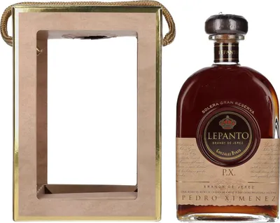 Image de Lepanto P.X. Solera Gran Reserva Brandy de Jerez 36% Vol. 0,7l en boîte cadeau