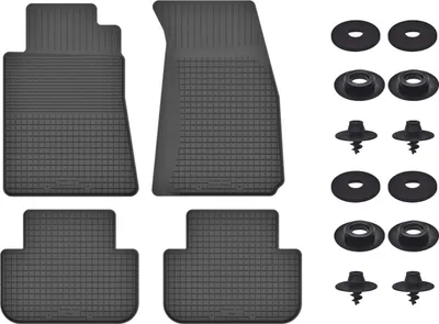 Produktbild von Gummimatten Mit Stoppern Für: Jaguar F-Pace (2016-) Schwarz Set
