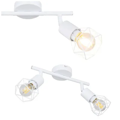 Zdjęcie produktu dla GLOBO 54802W-2, Biały, Metal, IP20, I, E14, LED