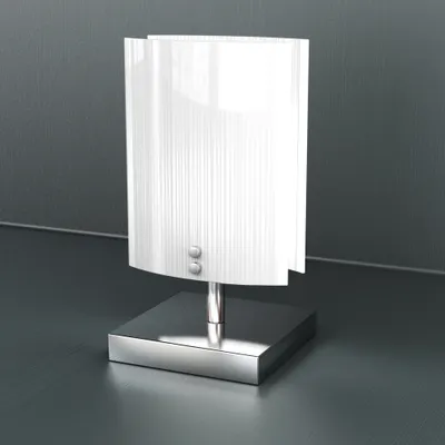 Obrázek produktu pro Abatjour Contemporary Mad Metal And White Glass 1 Light E27