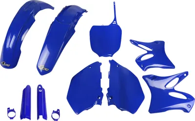 Immagine prodotto di Ufo Yamaha Yz 125/250 2002-2004 Yakit301f-089 Protezioni Forcella & Plastikbausatz Blau Blau Taglia Unica
