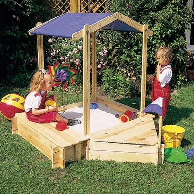 Produktbild von Promex Promadino Sandkasten Peter mit Dach