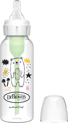 Productafbeelding van Dr. Brown's SB81305 Opties PP-fles 250 ml, babyfles + speen, 250 ml inhoud, -vrij