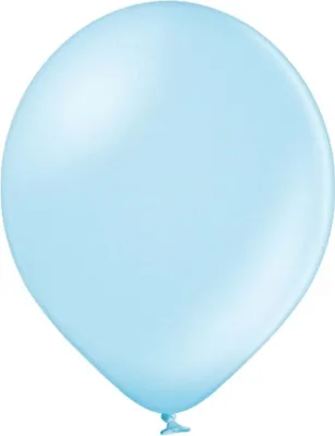 Produktbild von 25 Stk. Luftballon Uni Metallic Ø 12cm | Hellblau #073