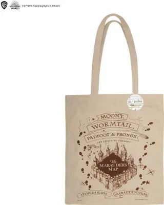 Zdjęcie produktu dla Cinereplicas - Harry Potter Tote Marauders Map Bag, kolorowy, jeden rozmiar, casual, kolorowy, w pasie, unikatowy, casual