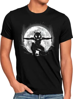 Produktbild von style3 Moonlight Boar Herren T-Shirt anime japan manga