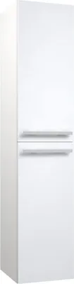 Produktbild von Bad - Hochschrank Bidar 84, Farbe: Weiß glänzend – 160 x 35 x 35 cm (H x B x T)