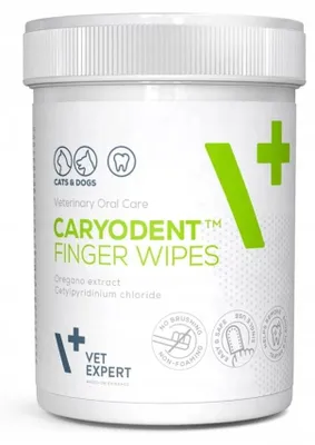 Immagine prodotto di VETEXPERT Caryodent Fazzoletti per le dita - vitamine per cani - 100 ml