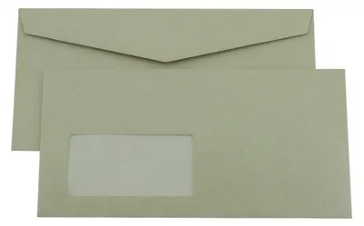 Produktbild von Kaenguruh DL Briefumschlag, nassklebend, recycling grn 75g, mit Fenster