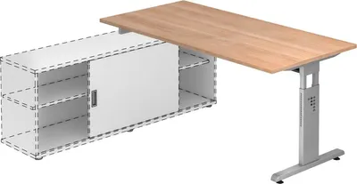 Zdjęcie produktu dla Stół biurko Anbauschreibtisch OSE16, wymiary 160 x 80 cm