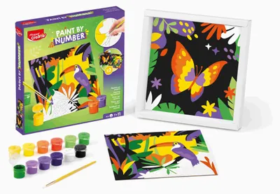 Immagine prodotto di Maped 907085 Maped Set da colorare creativo "Dipingere con i numeri" PAPAGEI/