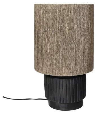 Productafbeelding van Pomax Cordoba tafellamp, zwart, Ø 25 x H 42 cm