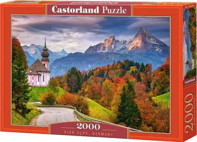 Zdjęcie produktu dla Puzzle 2000 elementów „Jesień w Alpach Bawarskich, Niemcy” Castorland 200795