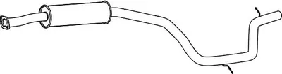 Produktbild von VEGAZ FS-709 Vorschalldämpfer Schalldämpfer für FORD MONDEO IV Turnier (BA7) S-MAX (WA6) GALAXY (WA6) MONDEO IV (BA7)