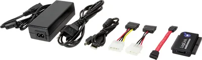 Immagine prodotto di Logilink Adapter USB 2.0 zu 2,5 + 3,5 Zoll IDE+SATA HDD OTB