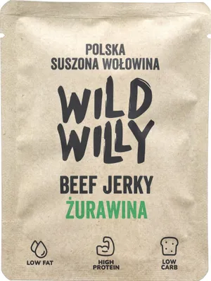 Image de Wołowina suszona Wild Willy żurawina 30 g