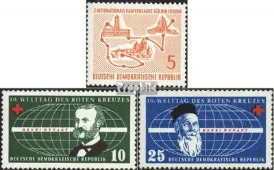 Produktbild von Briefmarken DDR 1957 Mi 568,572-573 (kompl.Ausg.) postfrisch Internationale Radfernfahrt für den Frieden