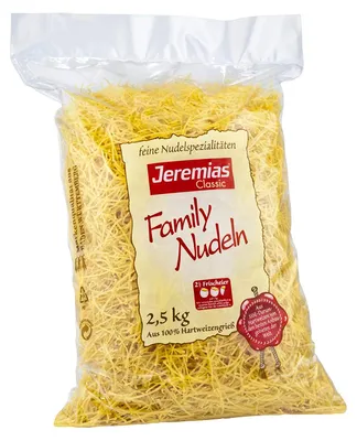 Image de Jeremias® 1325875005 Jeremias® Family Suppen-Nudeln 2mm 2,5 kg