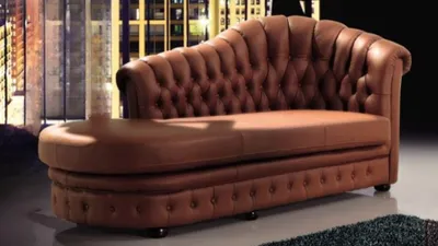 Image de Chaise longue Recamière Canapé de relaxation Canapé de relaxation Canapé-lit