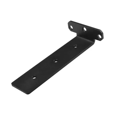 Produktbild von 2er-Set Versteckte Winkelhalterung Metall Regalhalter Schwarz Schwerlastträger Wandmontage DIY Set, 4 Zoll