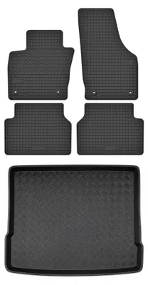 Obrázok produktu pre Gumové autokoberce SolidTread + vaňa kufra pre: Audi Q3 I 8U 2011-2018 SUV 5 ks