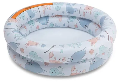Productafbeelding van Swim Essentials Babyzwembad - Blauw - Marine Magic - Ø 60 Cm