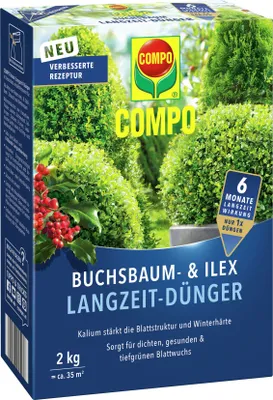 Artikelbild 1 von 'Buchsbaum- und Ilex Langzeit-Dünger (2 kg)' aus der Kategorie Langzeitdünger
