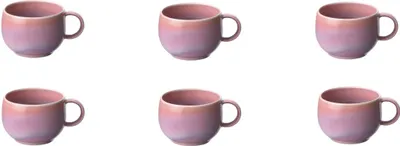 Produktbild von like. by Villeroy & Boch Perlemor Coral 6er Set Kaffeeuntertassen D.16 cm Porzel
