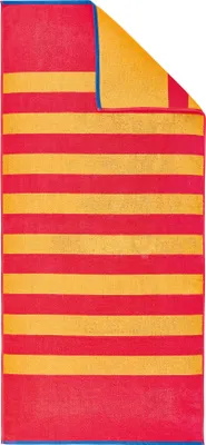 Produktbild von Dyckhoff Strandtuch Stripes rot, 80 x 180 cm