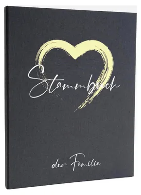 Produktbild von Familienstammbuch Serie Ally DIN A4 - Buchbinderleinen - Stammbuch Hochzeit - Familienbuch mit 4-fach Ringmechanik und 3 Klarsichthüllen