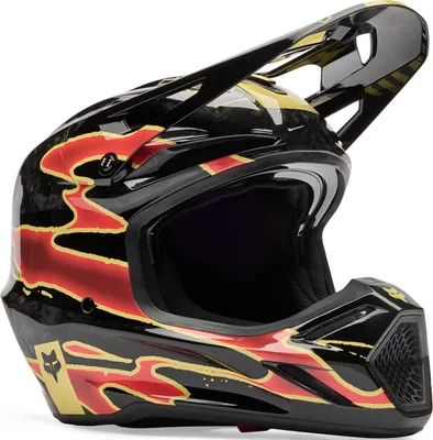 Produktbild von FOX V3 RS Inning Motocross Helm, schwarz/rot, XL (61/62)