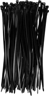 Produktbild von TOPEX kabelbündelband 3,6 x 200 mm schwarz 100 stück, uv-beständig, - / - 35 ° bis + 85 °, polyamid 6.6