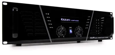 Obrázek produktu pro Ibiza Sound AMP1000, 800 W, 6.35mm, 480 mm, 370 mm, 140 mm
