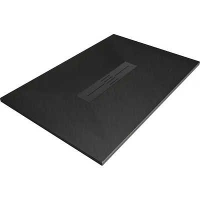 Zdjęcie produktu dla Mexen Toro brodzik prostokątny SMC 120 x 90 cm, czarny, maskownica czarna - 43709012-B