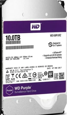 Produktbild von Westen Digital WD100PURZ 10TB, SATA 3,5"