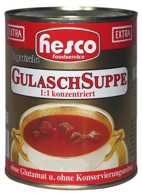 Zdjęcie produktu dla Hesco Węgierska zupa gulaszowa ekstra zagęszczona gotowa do spożycia 850ml