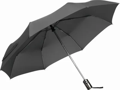 Produktbild von AS Regenschirm automatik Ø100cm EXPRESS Taschenschirm mini 0,38 kg grau Schirm AS