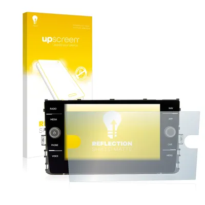 Produktbild von upscreen Schutzfolie für Volkswagen Polo GTI 2019 Composition Media 8" Displayschutz Displayschutzfolie Folie Matt Entspiegelungsfolie