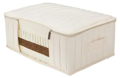 Produktbild von Prolana SUPERIOR Natur- und Kokoslatexmatratze MADURA mittel-fest 25 cm 200 × 200 cm DJ versteppt mit Seide