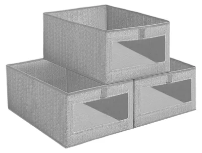 Produktbild von Kleiderschrank-Organizer, 3er-Set, Aufbewahrungsboxen 40*30*20 cm.