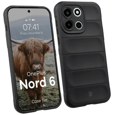 Produktbild von Robuste Handyhülle für OnePlus Nord 6, Bizon Case Tur, Schwarz