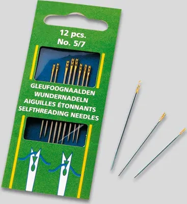 Produktbild von Selbsteinfädler-Nadeln, 12 Stück