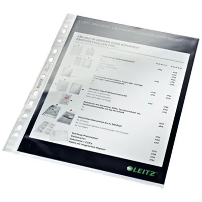 Obrázek produktu pro Leitz 47700002, A4, Průhledná, Polypropylen (PP), 0,075 mm, 230 mm, 1 mm