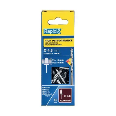 Zdjęcie produktu dla Rapid 4,8 * 12 High Performance Rivets, 50 pcs