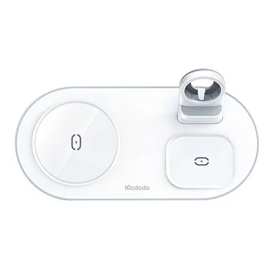 Produktbild von Kabelloses Ladegerät Mcdodo CH-7062 3 in 1 15 W (Handy/TWS/Apple Watch) (weiß)