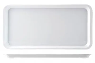 Immagine prodotto di H&H Vassoio Con Bordo In Melamina Cm40X20X2 Bianco